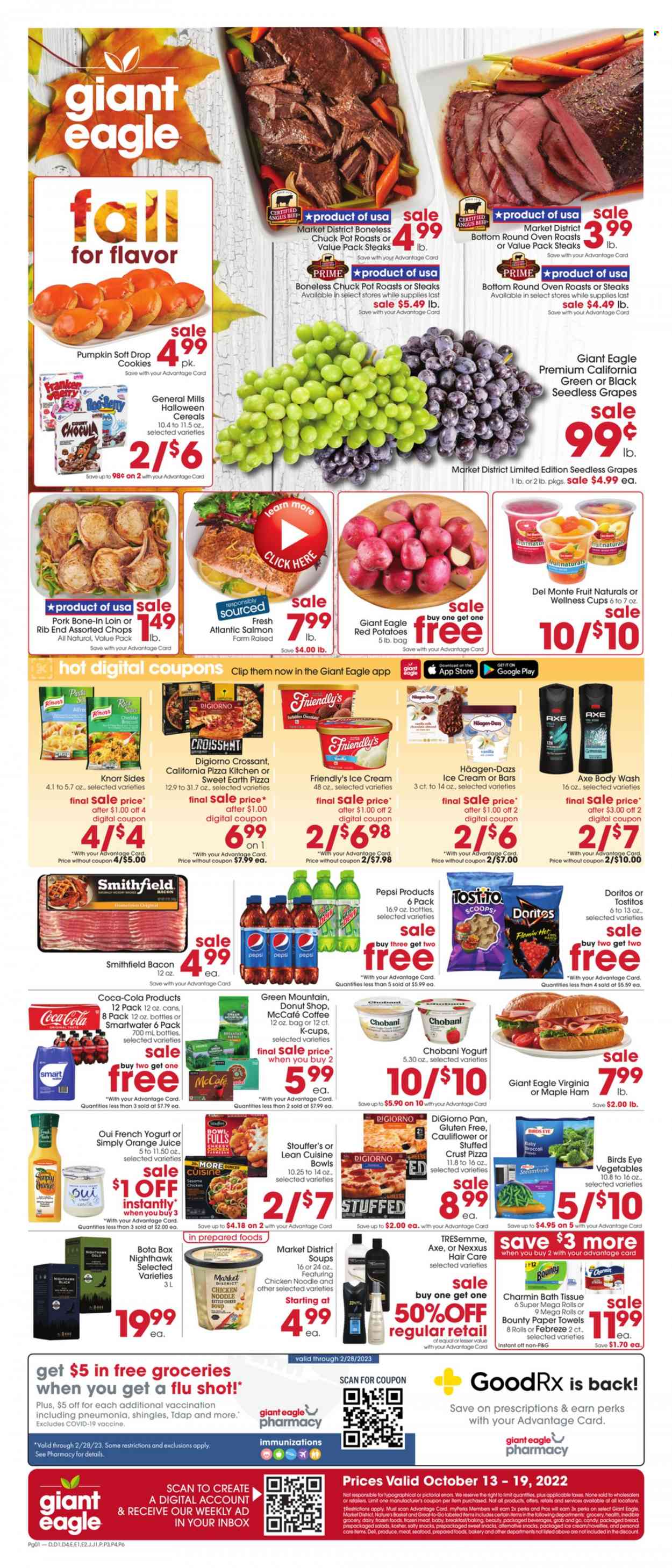 Giant Eagle ad - 10/13/2022 - 10/19/2022. Page 1