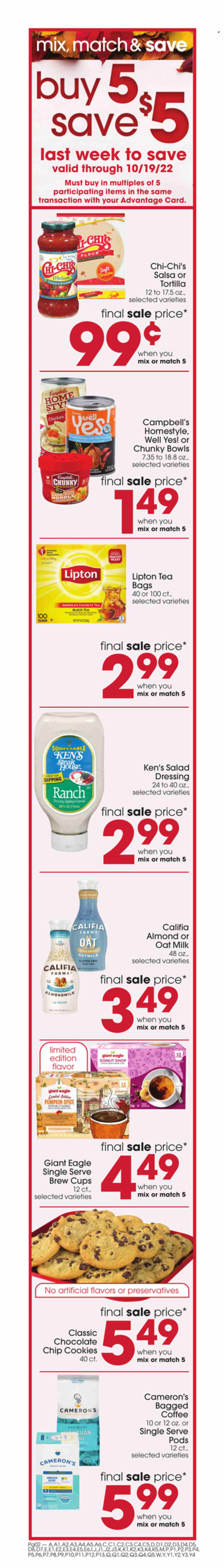 Giant Eagle ad - 10/13/2022 - 10/19/2022. Page 8