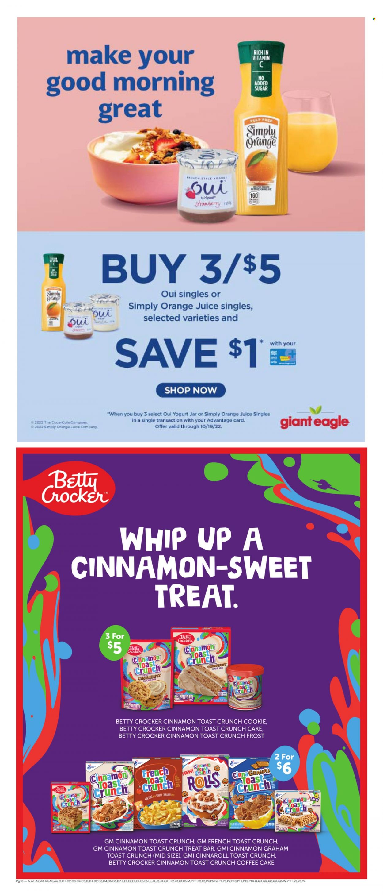 Giant Eagle ad - 10/13/2022 - 10/19/2022. Page 10