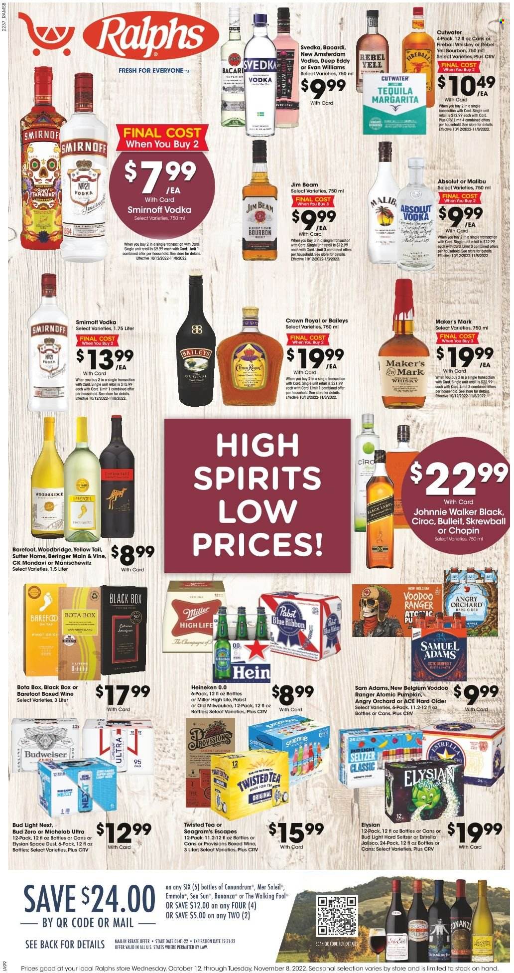 Ralphs ad - 10/12/2022 - 11/08/2022. Page 1