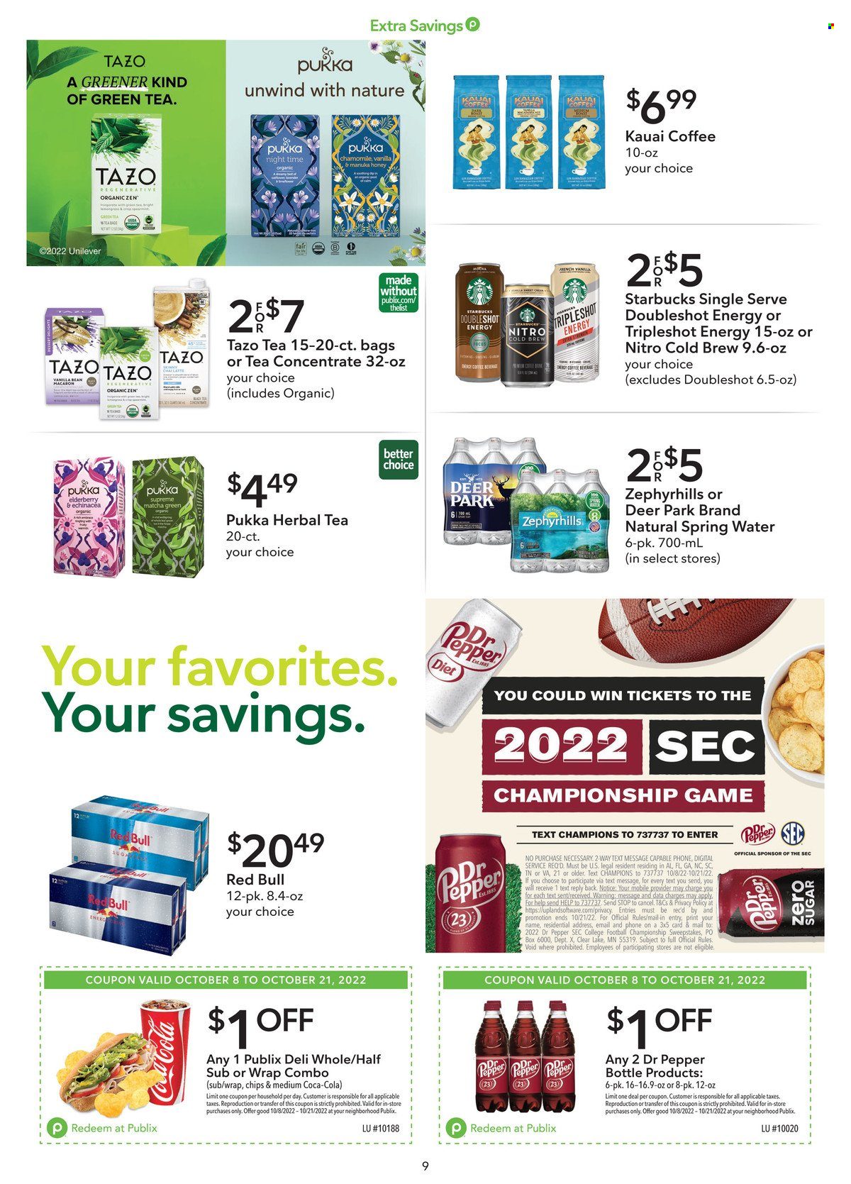 Publix ad - 10/08/2022 - 10/21/2022. Page 9
