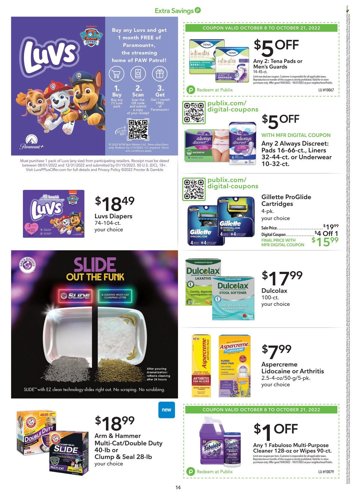 Publix ad - 10/08/2022 - 10/21/2022. Page 14