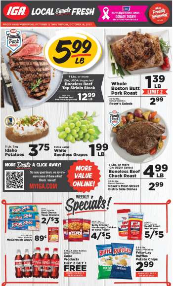 IGA Flyer - 10/12/2022 - 10/18/2022.