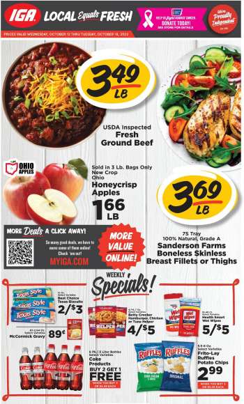 IGA Flyer - 10/12/2022 - 10/18/2022.