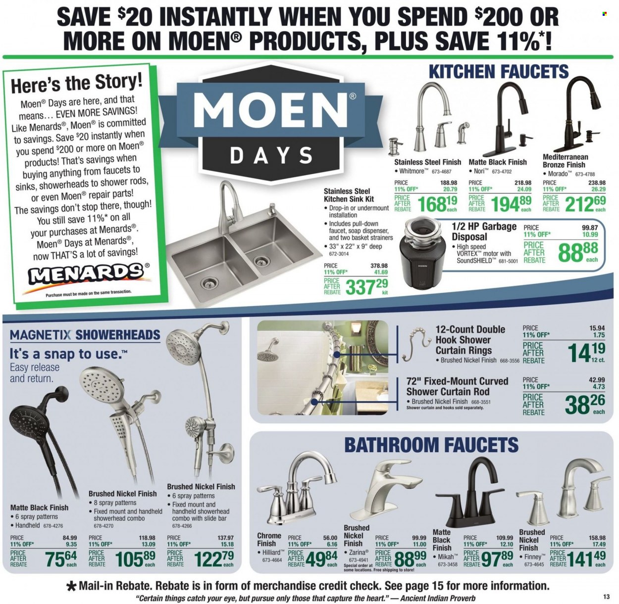 Menards ad - 10/13/2022 - 10/23/2022. Page 18