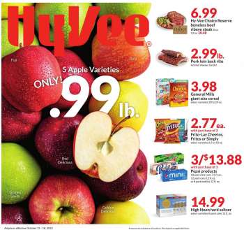 Hy-Vee Flyer - 10/12/2022 - 10/18/2022.