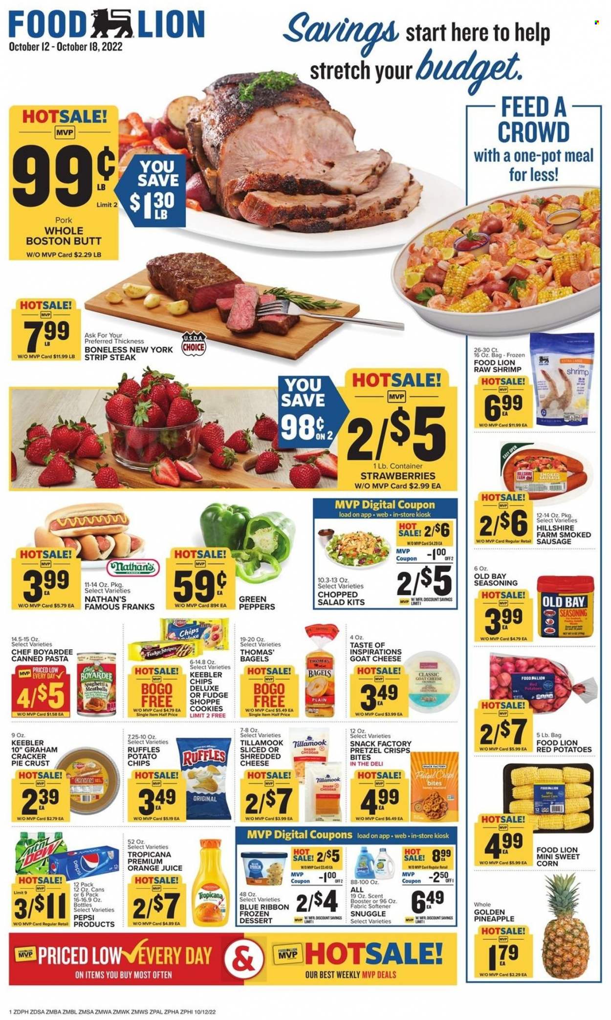 Food Lion ad - 10/12/2022 - 10/18/2022. Page 1