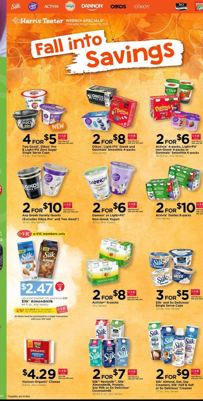 Harris Teeter ad - 10/12/2022 - 10/18/2022. Page 12