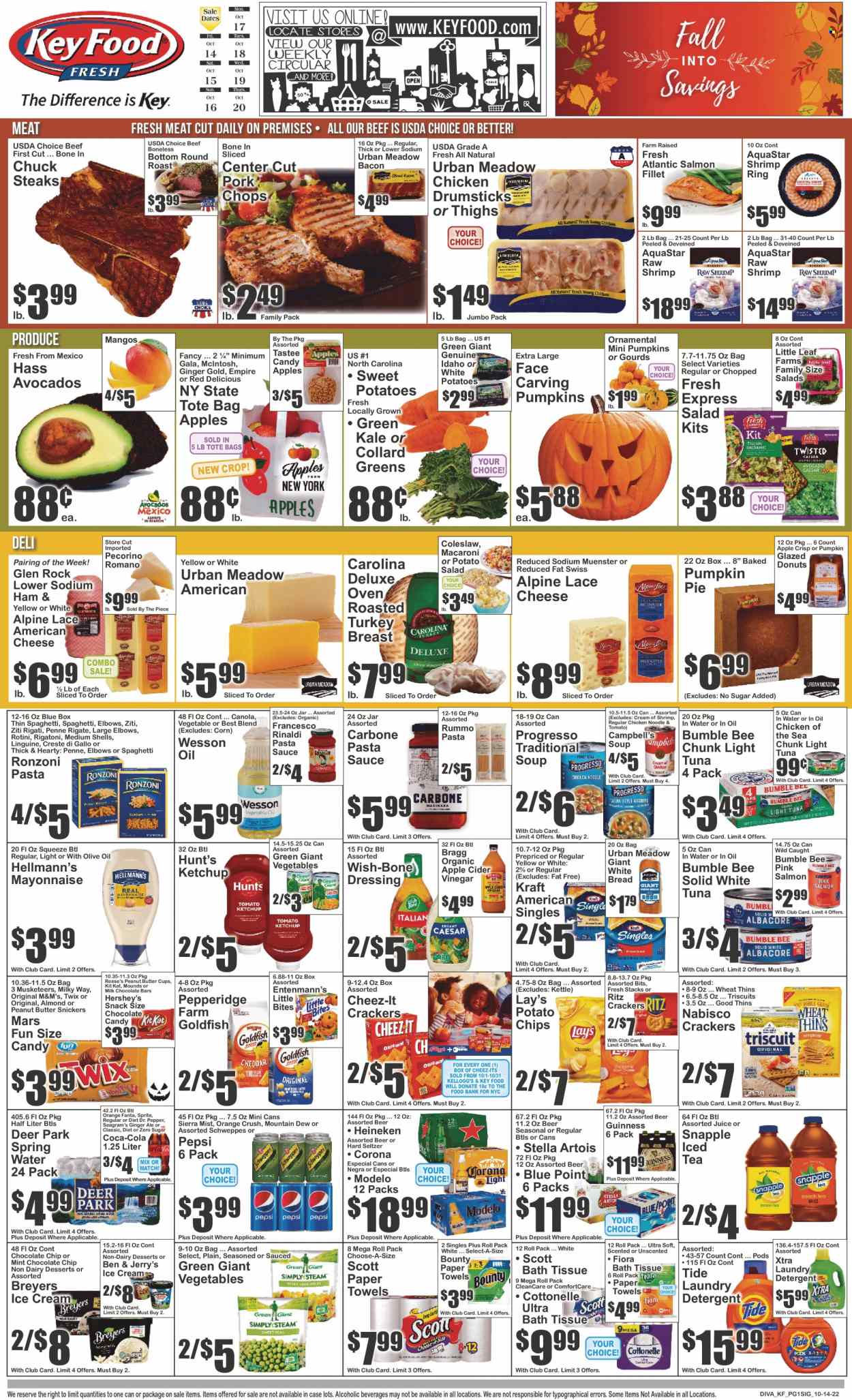 Key Food ad - 10/14/2022 - 10/20/2022. Page 1