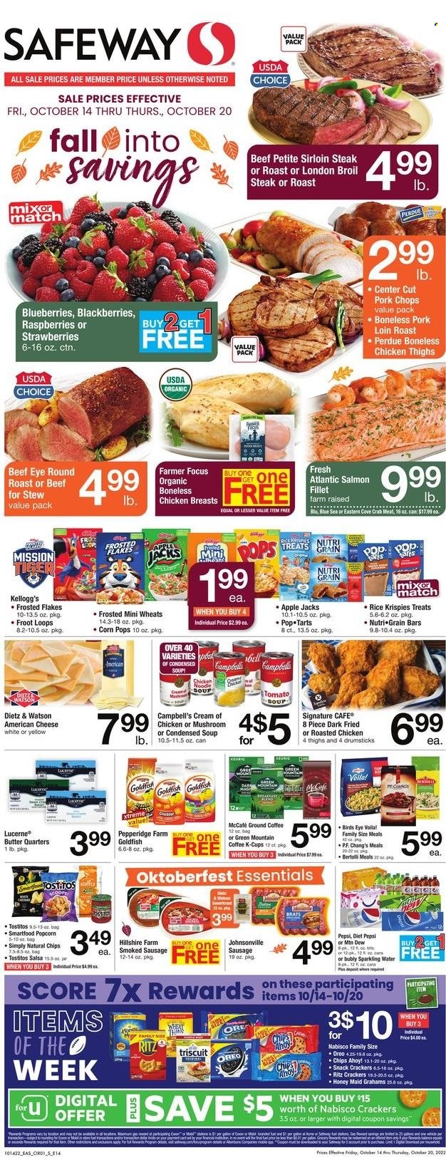 Safeway ad - 10/14/2022 - 10/20/2022. Page 1