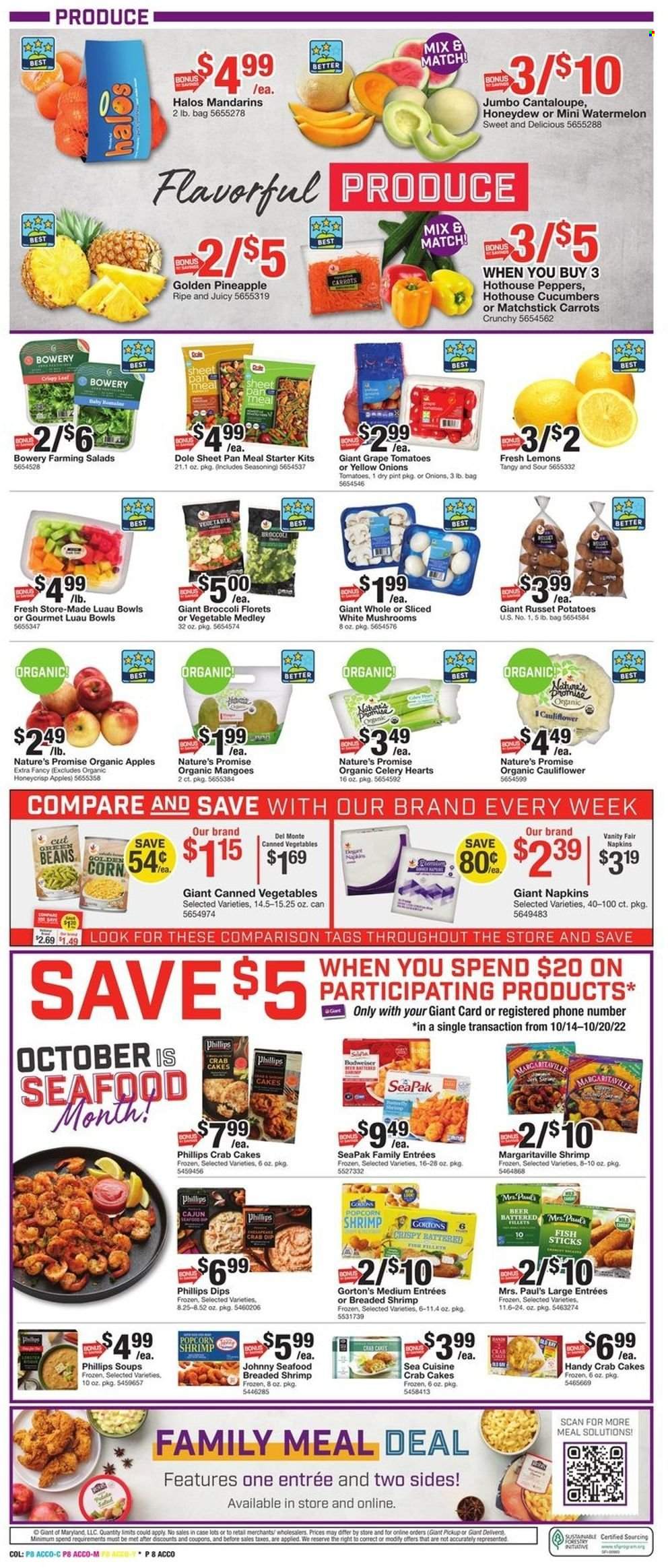 Giant Food ad - 10/14/2022 - 10/20/2022. Page 8