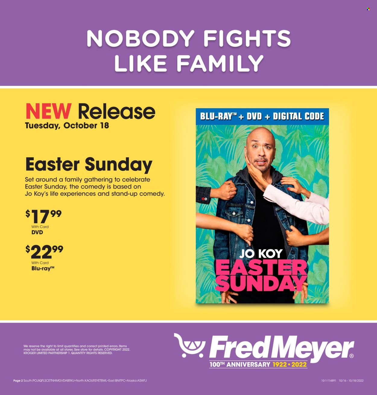 Fred Meyer ad - 10/16/2022 - 10/18/2022. Page 2