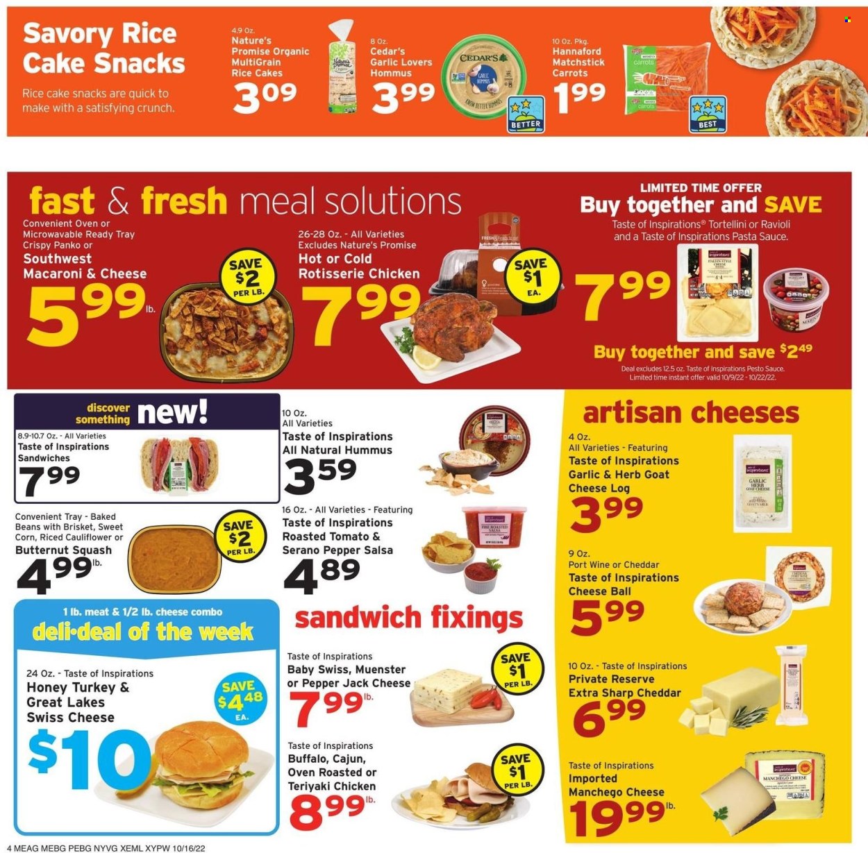 Hannaford ad - 10/16/2022 - 10/22/2022. Page 4