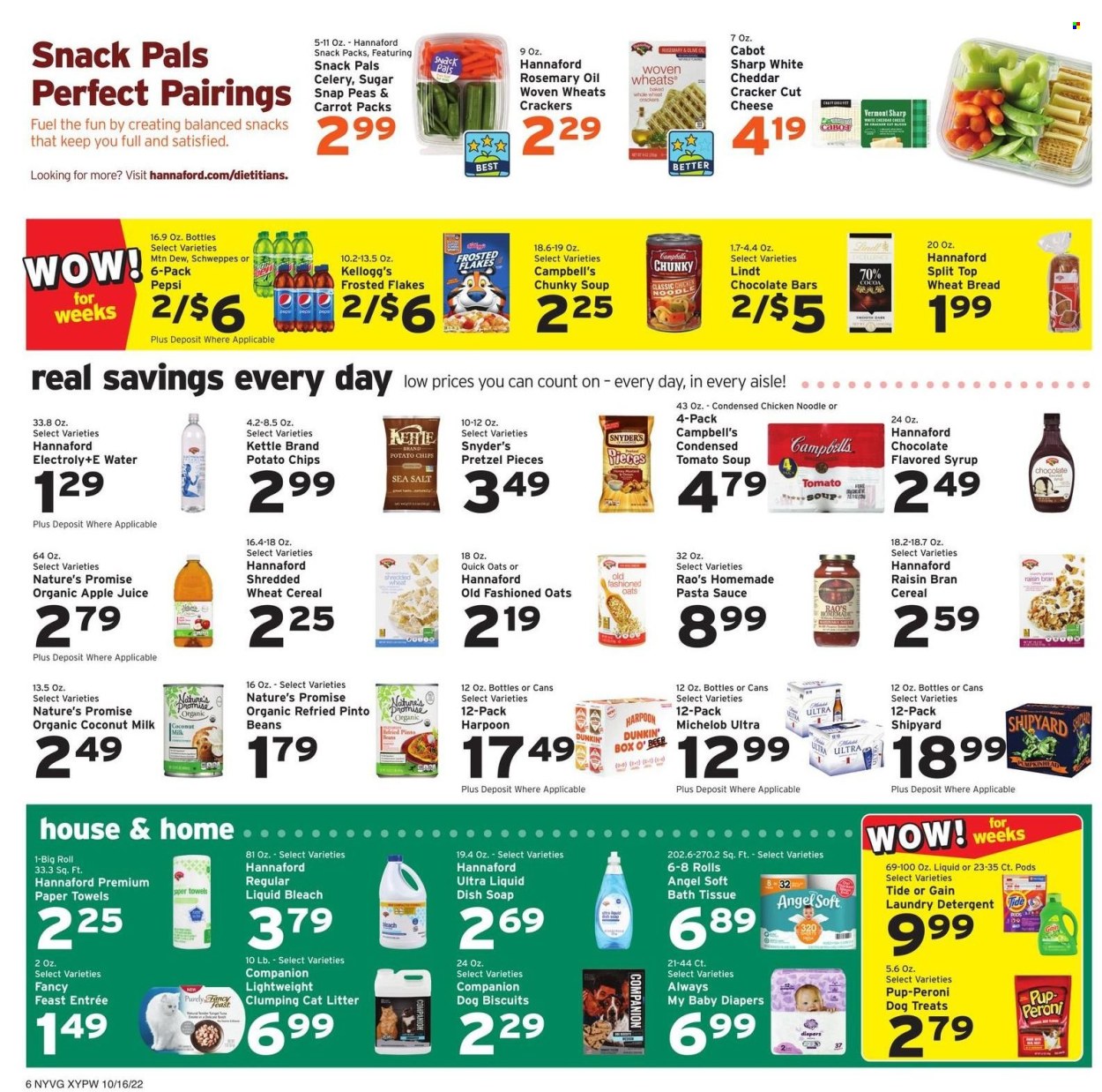 Hannaford ad - 10/16/2022 - 10/22/2022. Page 6