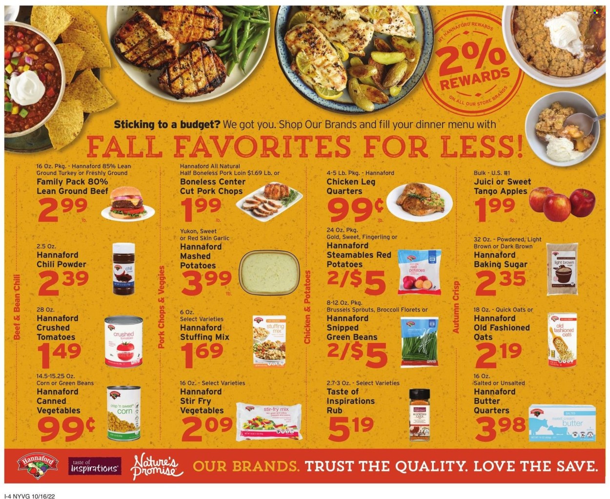 Hannaford ad - 10/16/2022 - 10/22/2022. Page 12