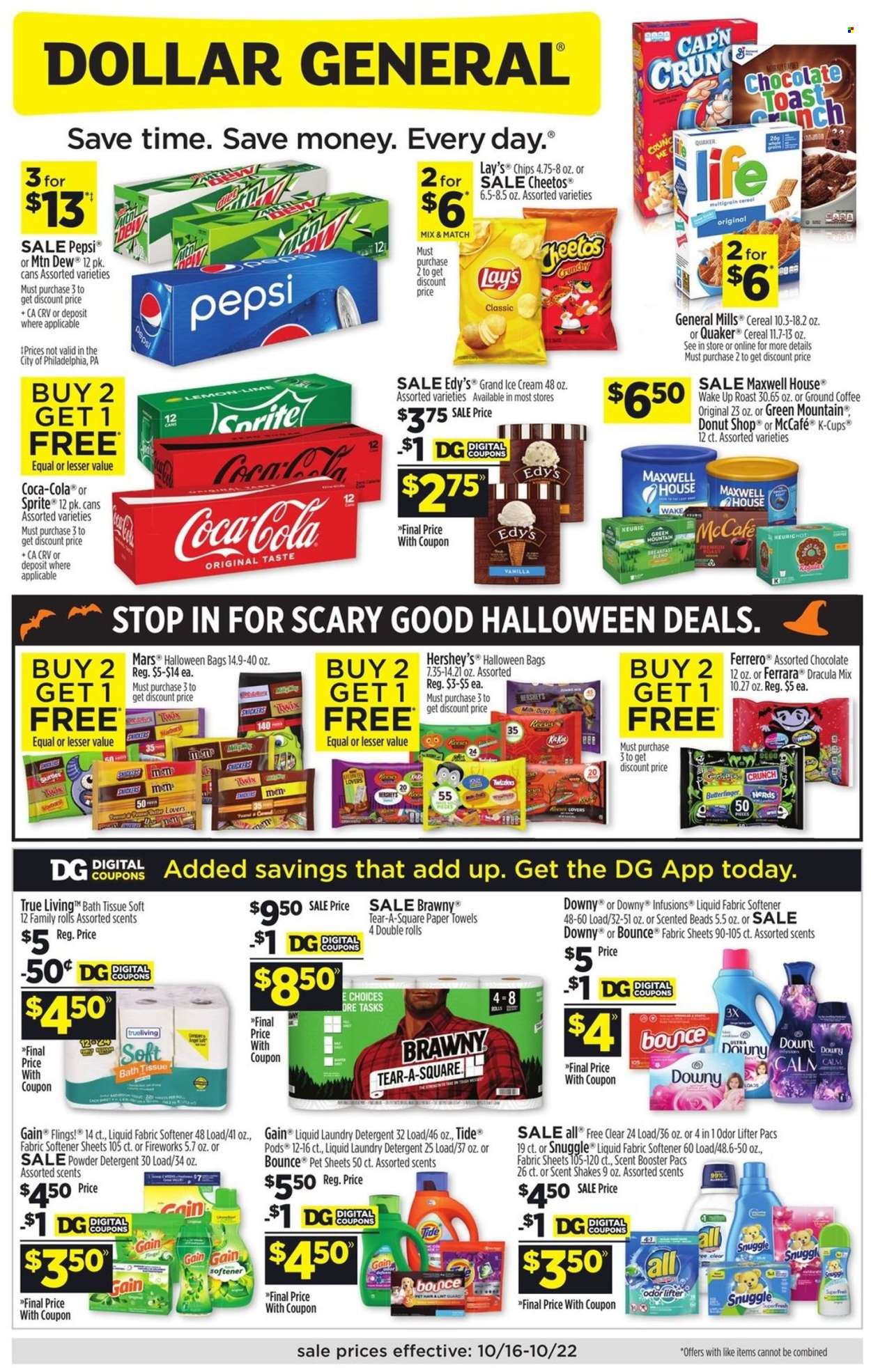 Dollar General ad - 10/16/2022 - 10/22/2022. Page 1