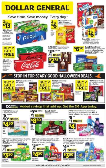 Dollar General Flyer - 10/16/2022 - 10/22/2022.