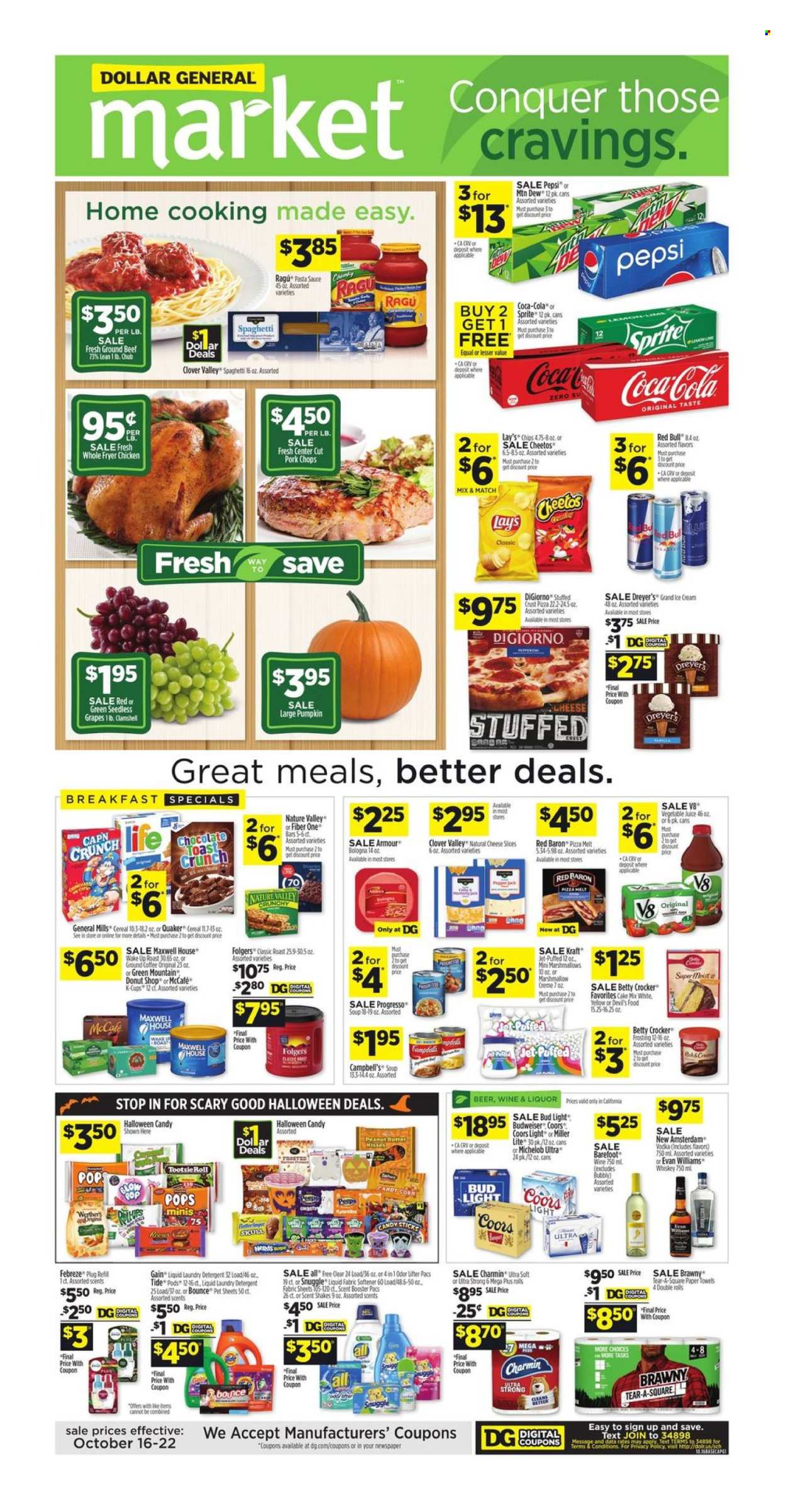Dollar General ad - 10/16/2022 - 10/22/2022. Page 1
