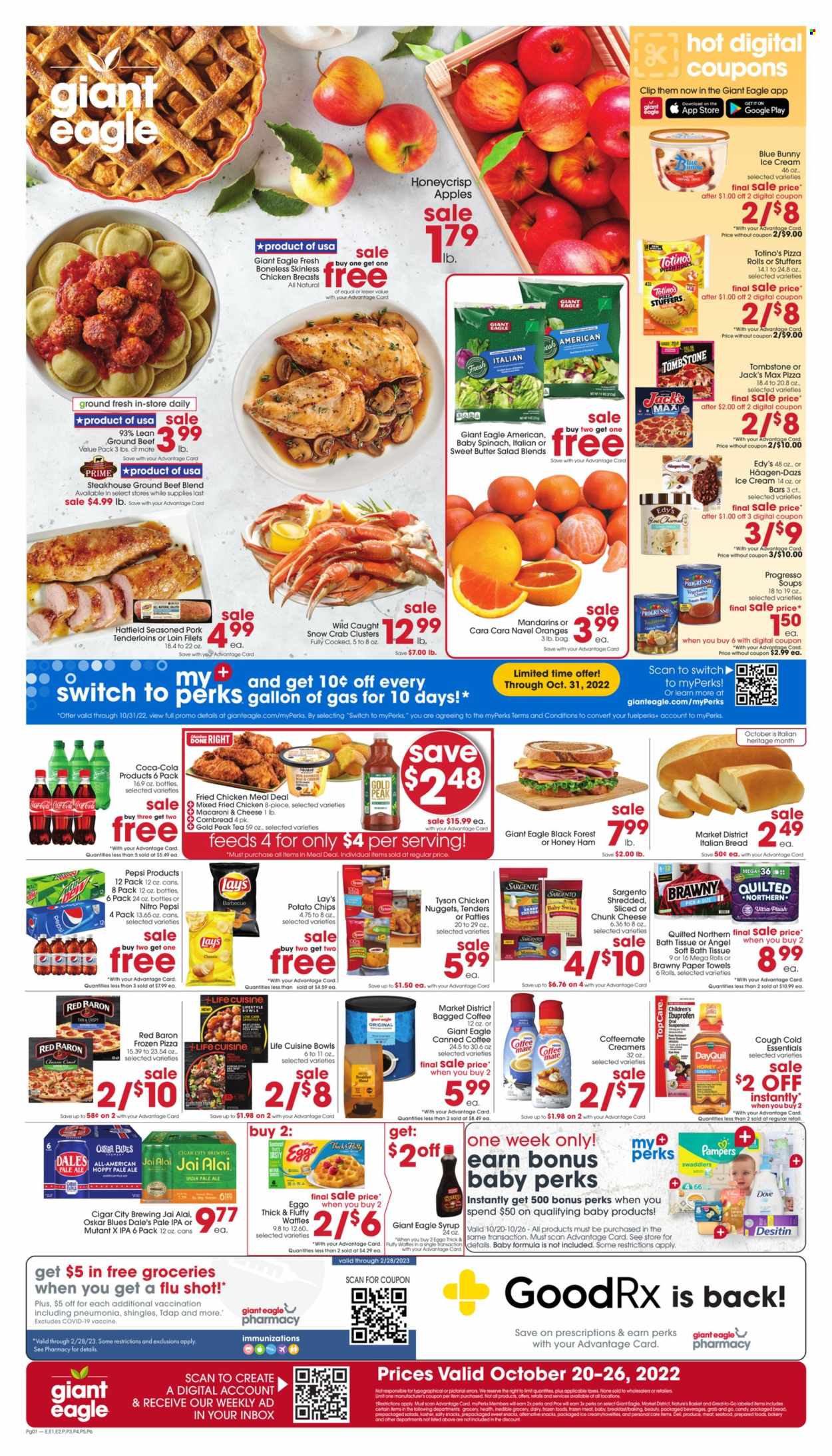 Giant Eagle ad - 10/20/2022 - 10/26/2022. Page 1
