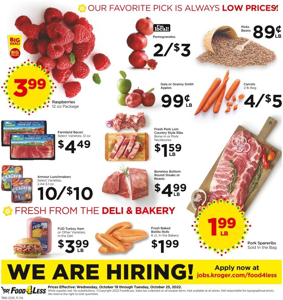 Food 4 Less ad - 10/19/2022 - 10/25/2022. Page 4
