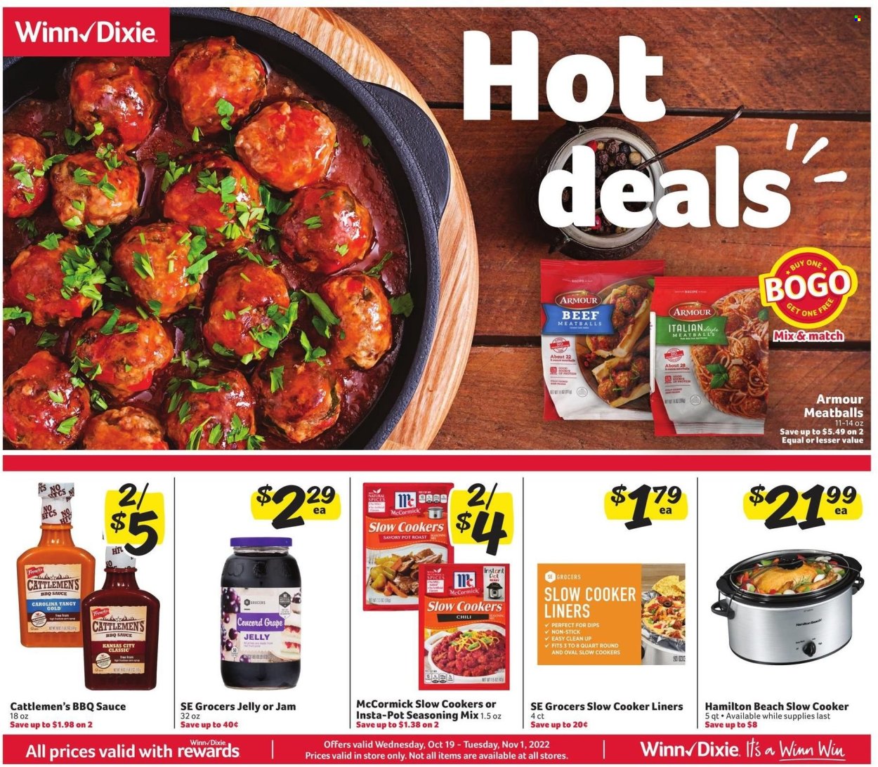 Winn Dixie ad - 10/19/2022 - 11/01/2022. Page 1