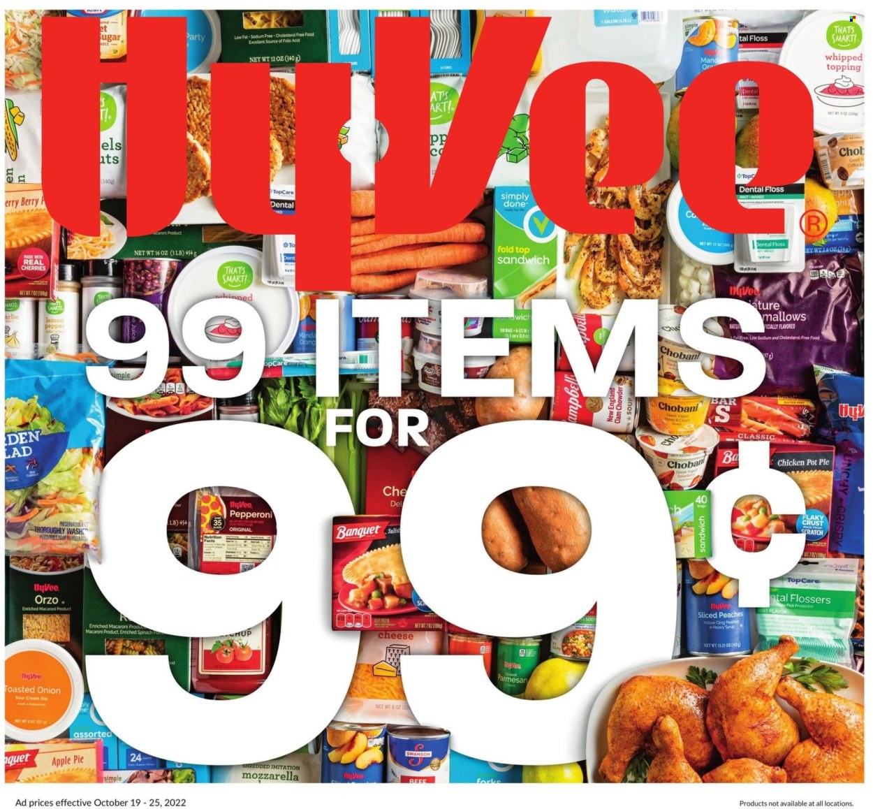Hy-Vee ad - 10/19/2022 - 10/25/2022. Page 1