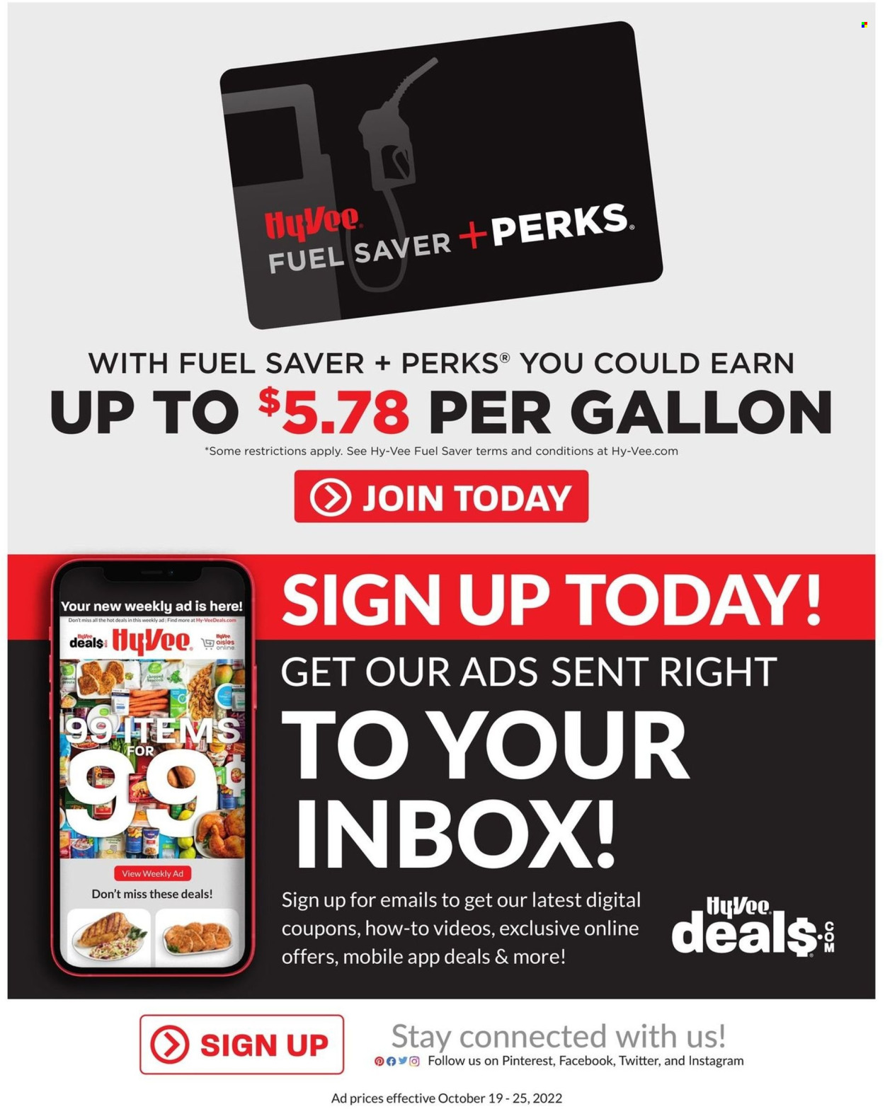 Hy-Vee ad - 10/19/2022 - 10/25/2022. Page 26