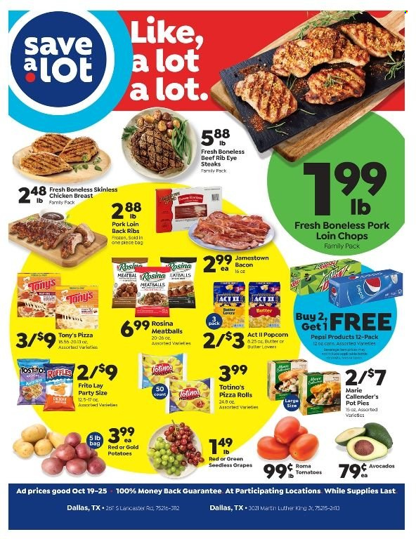 Save a Lot ad - 10/19/2022 - 10/25/2022. Page 1