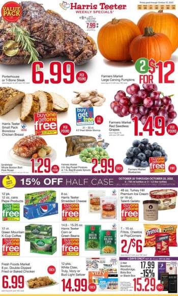 Harris Teeter Flyer - 10/19/2022 - 10/25/2022.