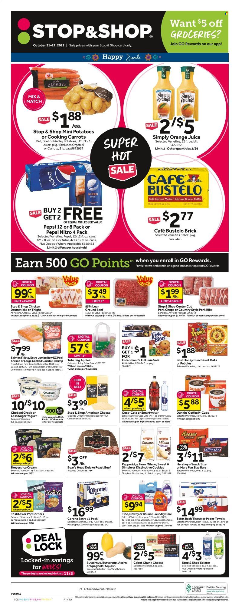 Stop & Shop ad - 10/21/2022 - 10/27/2022. Page 1