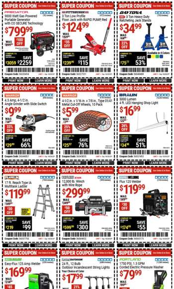 HARBOR FREIGHT Ad • Fri, October 28 thru Thu, December 8, 2022