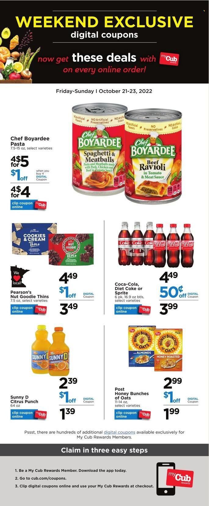 Cub Foods ad - 10/21/2022 - 10/23/2022. Page 1