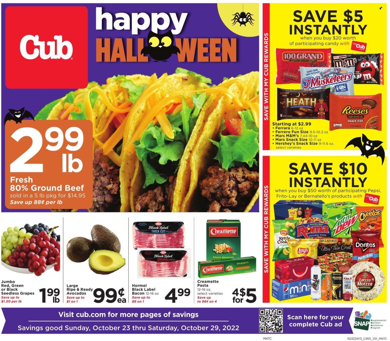 Cub Foods ad - 10/23/2022 - 10/29/2022. Page 1