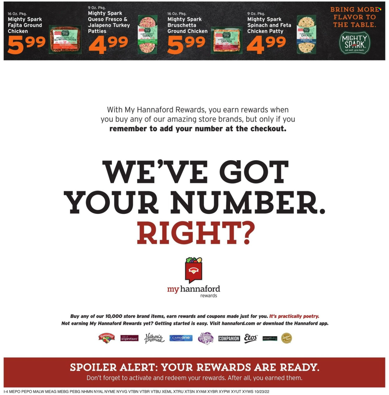 Hannaford ad - 10/23/2022 - 10/29/2022. Page 14