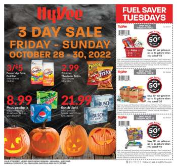 Hy-Vee Flyer - 10/26/2022 - 11/22/2022.
