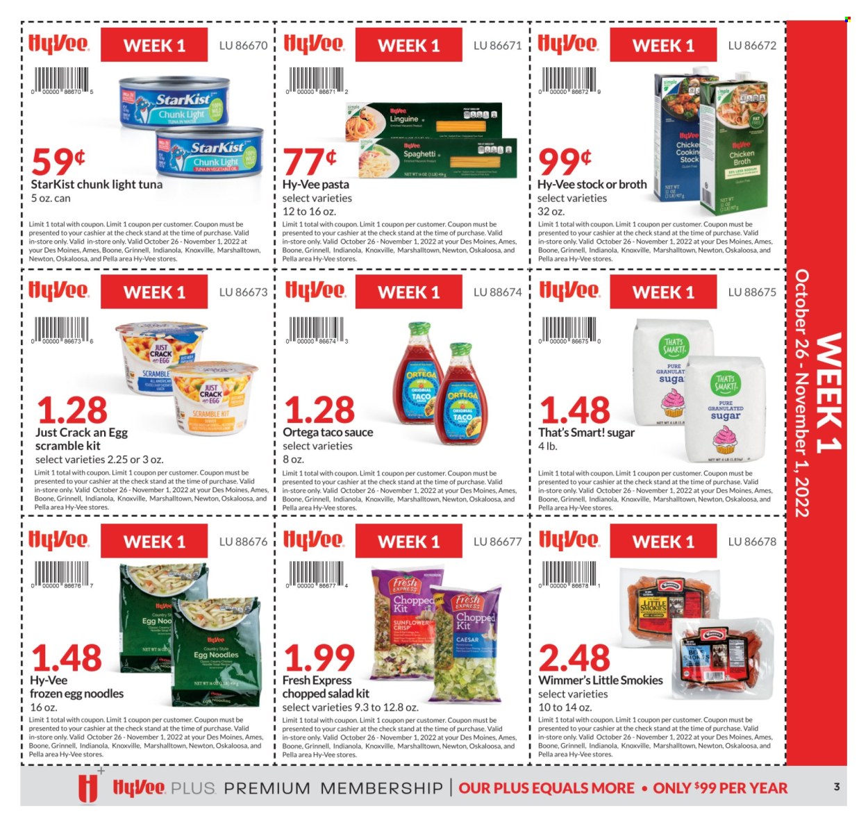 Hy-Vee ad - 10/26/2022 - 11/22/2022. Page 3
