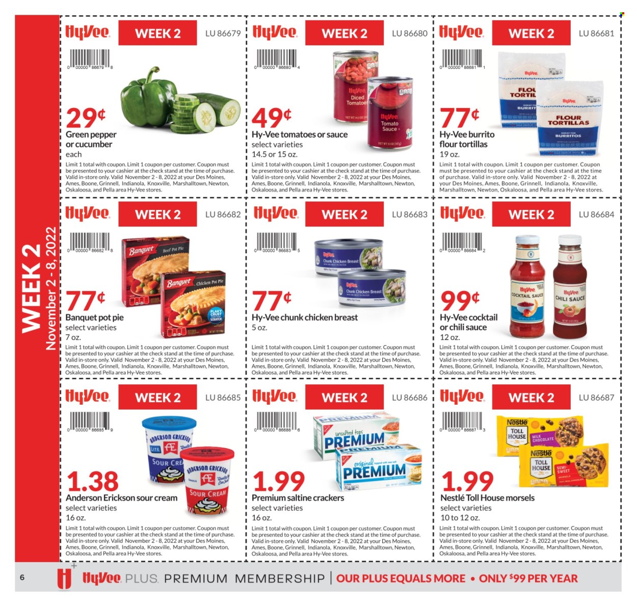 Hy-Vee ad - 10/26/2022 - 11/22/2022. Page 6