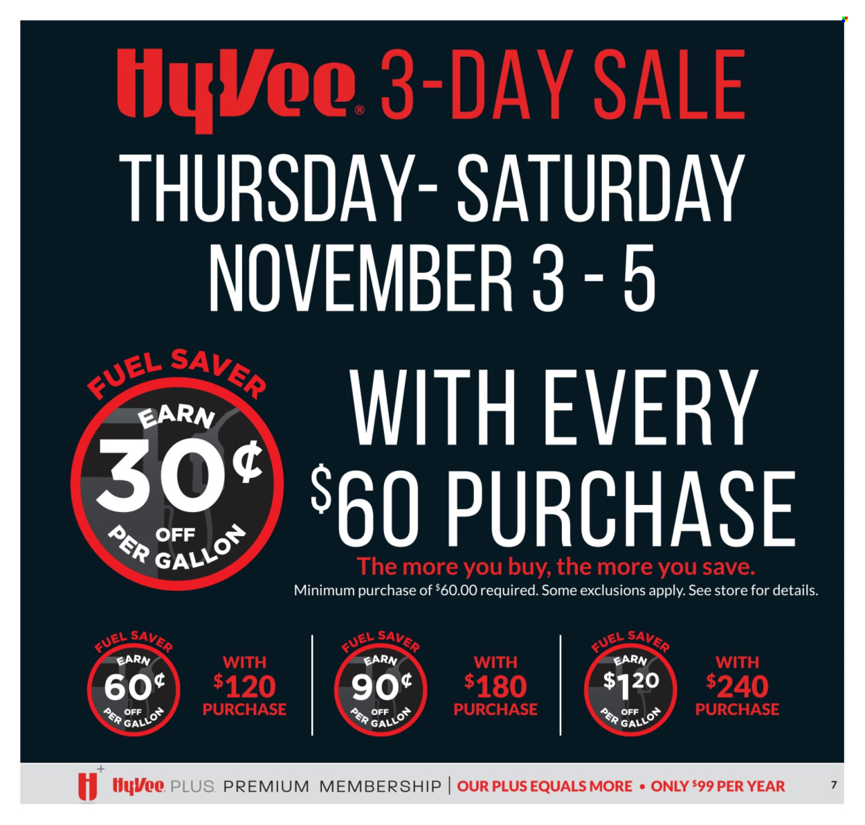 Hy-Vee ad - 10/26/2022 - 11/22/2022. Page 7