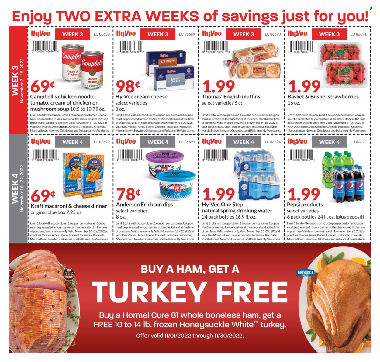 Hy-Vee ad - 10/26/2022 - 11/22/2022. Page 8