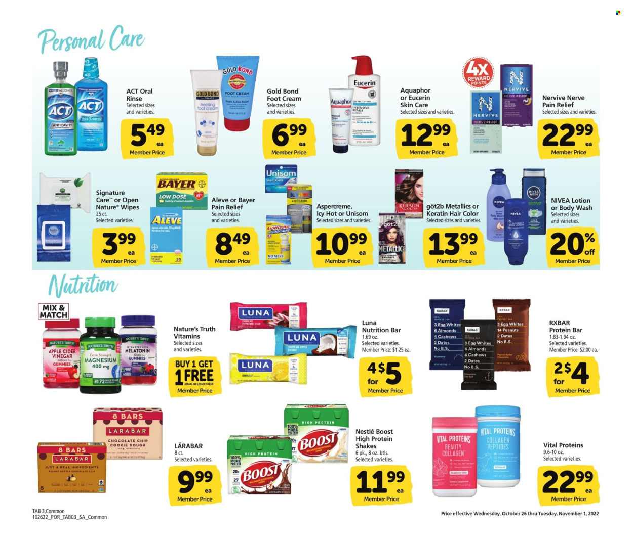 Albertsons ad - 10/26/2022 - 11/01/2022. Page 8