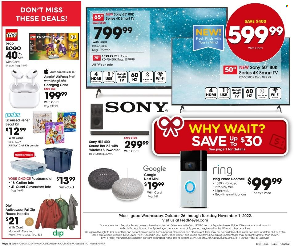 Fred Meyer ad - 10/26/2022 - 11/01/2022. Page 16