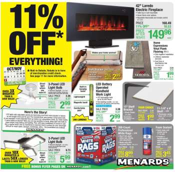 Menards Flyer - 10/27/2022 - 11/06/2022.