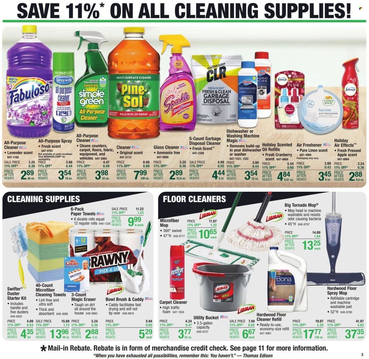 Menards ad - 10/27/2022 - 11/06/2022. Page 3
