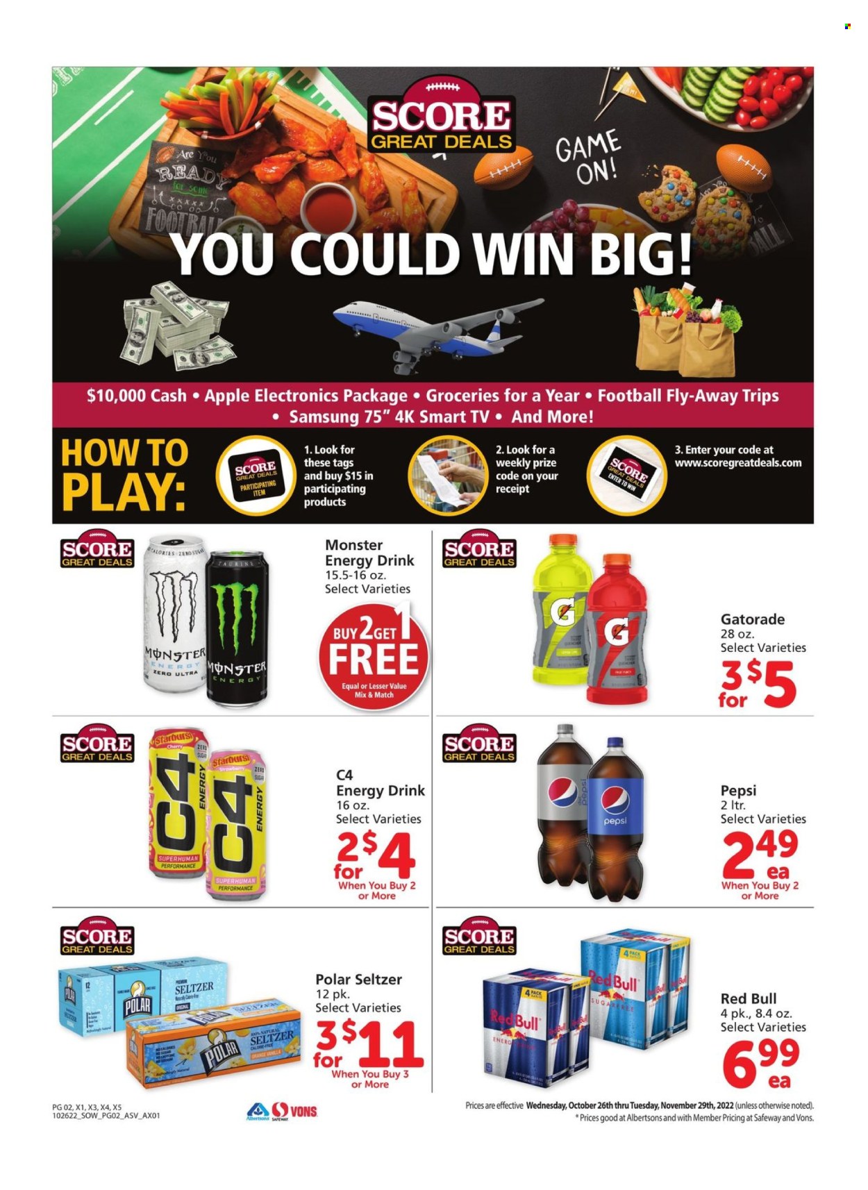 Albertsons ad - 10/26/2022 - 11/29/2022. Page 2