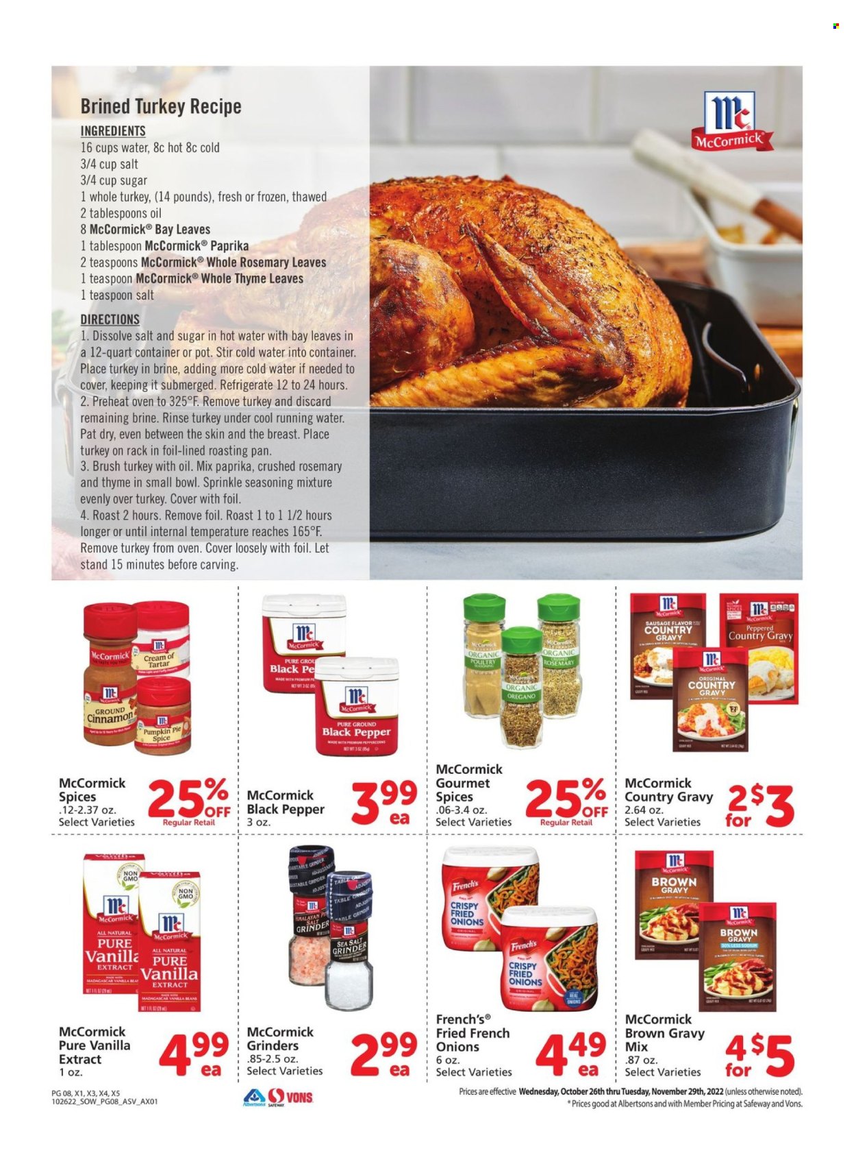 Albertsons ad - 10/26/2022 - 11/29/2022. Page 8