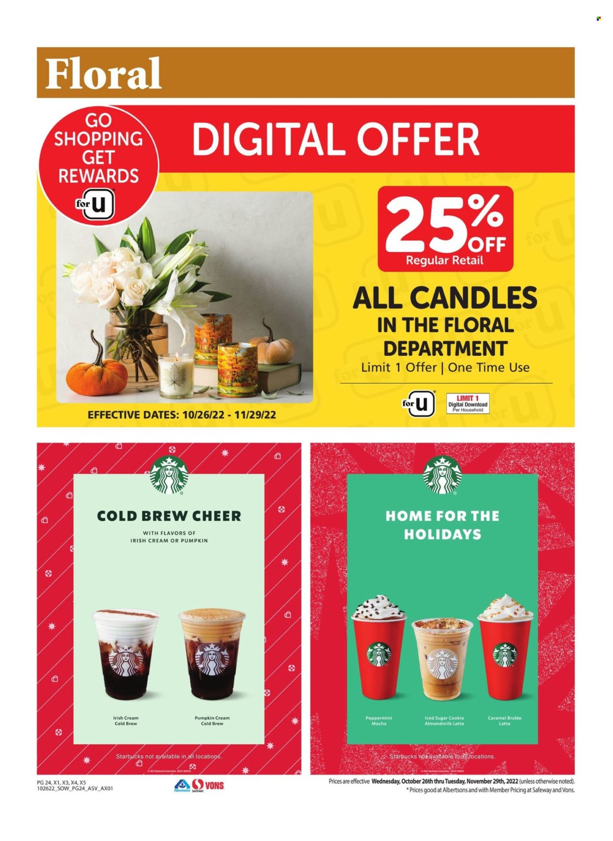 Albertsons ad - 10/26/2022 - 11/29/2022. Page 24