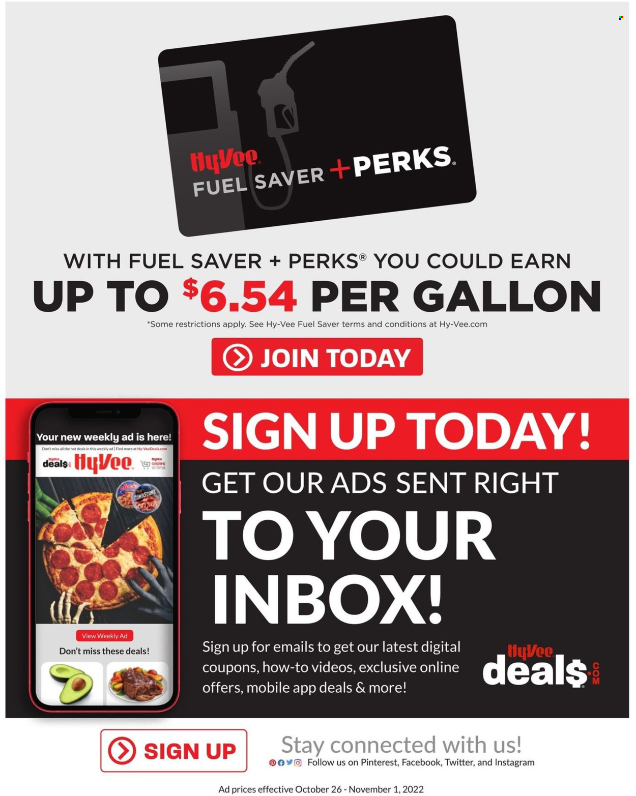 Hy-Vee ad - 10/26/2022 - 11/01/2022. Page 23