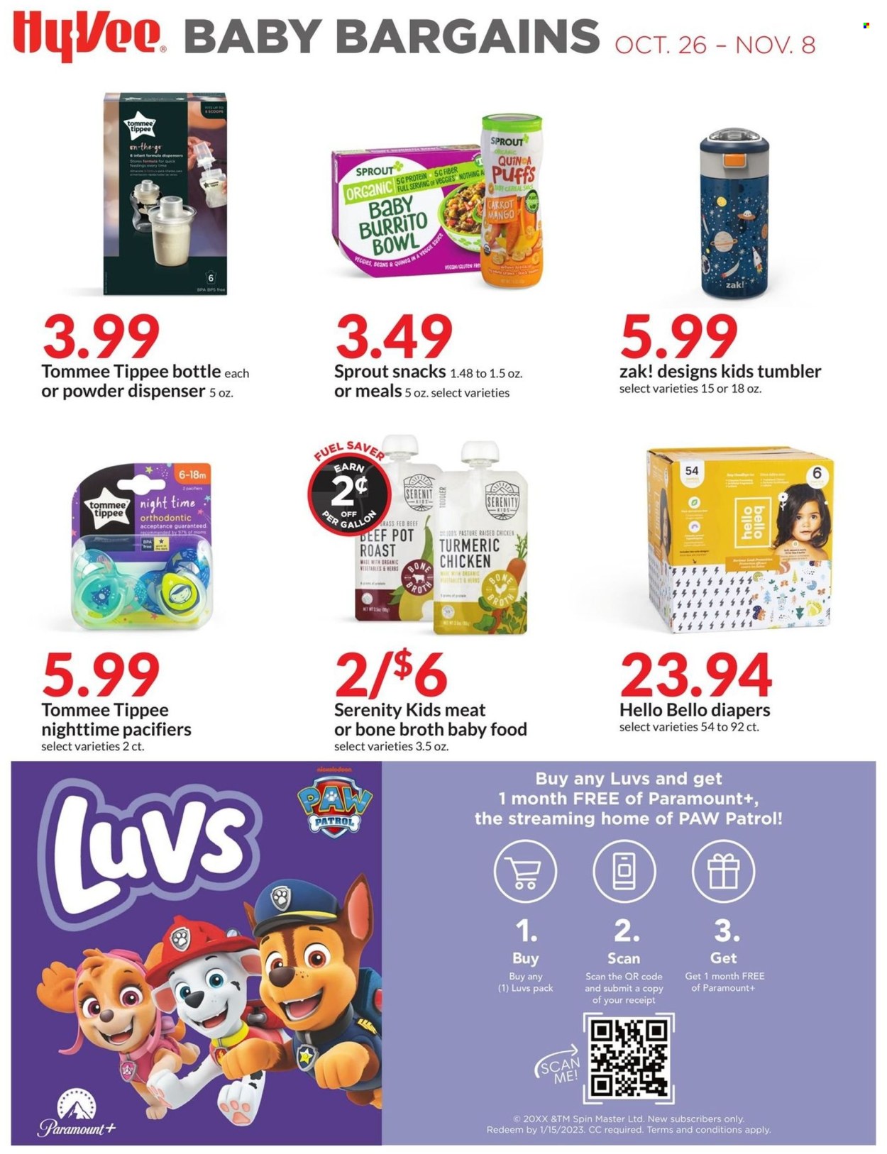 Hy-Vee ad - 10/26/2022 - 11/08/2022. Page 2