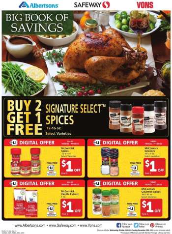 Safeway Flyer - 10/26/2022 - 11/29/2022.