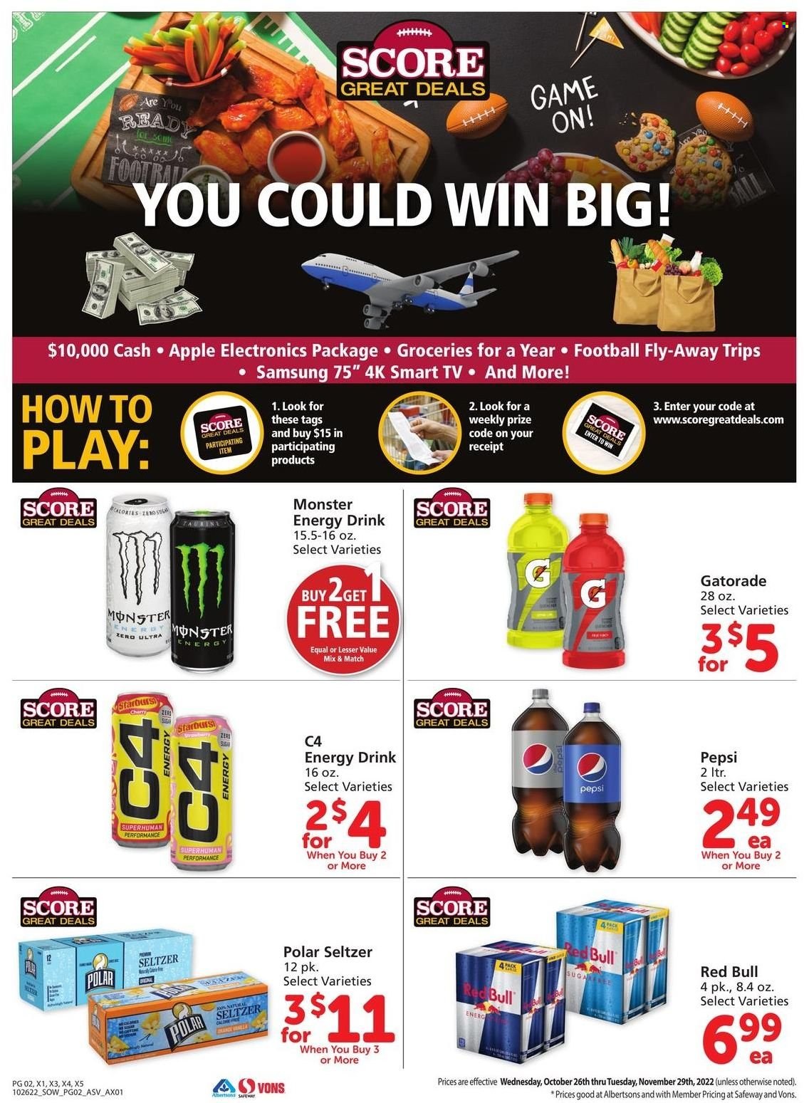 Safeway ad - 10/26/2022 - 11/29/2022. Page 2